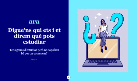 Digues qui ets i et direm què pots estudiar